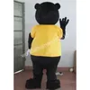 Leistung schwarzes Eichhörnchen Maskottchen Kostüme Karneval Hallowen Geschenke Unisex Außenwerbung Outfit Anzug Urlaub Feier Cartoon Charakter Outfits