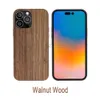 UI Black Spersonalizowane obudowy telefonu komórkowego wykonane z prawdziwego naturalnego z grawerowanymi laserowymi wzorami dla iPhone 11 Pro 12 13 14 Pro Max Xs Covers