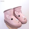 Avustralya Hayvan Sıcak Botlar Çocuklar Mini Snow Boot Erkek Kız Kızlar Toka Ayak Bileği Giden Klasik Kış Kürklü Kürklü Kürklü Öğrenciler Bebek Yeni yürümeye başlayan çocuklar Wgg Ayakkabıları 25-35