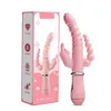 Seks speelgoed Masager speelgoed elektrische massagers s drie hoofden dildo konijn vibrator waterdichte usb magnetisch oplaadbare anale clit tong lik speelgoed 15vj a9iy