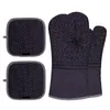 Gants de four, porte-casseroles, gants Anti-brûlure, plateau de cuisine en Silicone, support de bol, isolation de cuisson, Clip à main de haute qualité