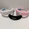 With BOX P068 Triangle Women Headbands White Black Pink 3 Colors Options Jewelry Gifts Hair Accessories273D