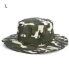 Casquettes de cyclisme pour hommes et femmes, chapeau de Jungle, randonnée, Camping, pêche, soleil, Boonie militaire, chapeaux seau pour hommes