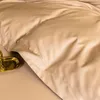 Set di biancheria da letto 2022 EST in cotone lungo in cotone a quattro pezzi cucitura in lino ricamo a cucitura luminosa in stile lussuoso colore oro