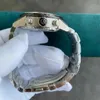 Montre de luxe montre de luxe hommes montres 43mm chronographe mouvement mécanique boîtier en céramique évidé littéral montres étanches