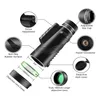 Telescope Monocular-Telescope 80x100 MonoCular dla dorosłych Adapter smartfonów Low Noktowizra