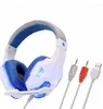 Gaming Headphones Headset Deep Bass Stereo Wired Gamer Earphone Microphone LED Light For PS4 Phone PC Laptop Whole7298591