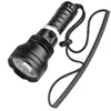 Lampes de poche Torches Super Bright Diving IPX8 Étanche XHP70 LED Torche Sous-Marine 1000LM Lanterne de Plongée Portable Lampe Professionnelle