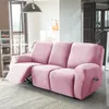 Housses de chaise 1 2 3 places housse de canapé inclinable élastique fendu tout compris relax canapé housse velours salon fauteuil couvre avec poche latérale 221026