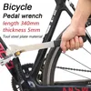 Tools Bicycle Pedal Wrench Long Handle Sturdy Durable Cycling Spanner Install Repair for MTB Road Bike 221025