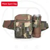 Outdoor Bags Running Jogging Belt Waist Bag With Water Bottle Fitness Cycling Tactical Camouflage Sport