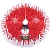Christmas Decorations Tree Skirt Large Mat With Santa Snowman Elk Pattern For Home Decoration Festical Party Supplies