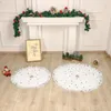 Décorations de Noël Arbre Jupe Maille Tapis Pour La Maison Xmas Year Decor Noel Tablier