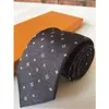 2023 Neue Nackenbindungen Hochzeitsfeier Designer Krawatten Männer Mode Herren Krawatten Buchstaben Print Business Leisure Cravat Silk Luxus mit Originalschachtel