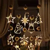 Christmas Light LED Individual Sucker Hook Lamp Bedroom Window Decoration Battery Lights A12