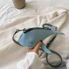 Kv￤llsp￥sar 2022 Rolig mode Dolphin Design Kvinnor axelv￤ska PU Crossbody Purses and Handbags Cartoon Cluth for Women