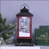 Decorazioni natalizie musicali di neve musicali LED LED LAMI LIMI DECORAZIONI LAMPAGGIO SANTA CLAUS LIGHTINA