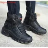 Botas militares para hombre 2023, botas especiales arenosas, zapatos de tobillo para hombre, trabajo, fuerza especial, ejército, talla 46