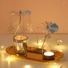 Kerstdecoraties Qifu Candle Holder Merry For Home 2022 Navidad Ornamenten Tafel Decor XAMS Geschenken Jaar 2023