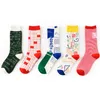 Calcetines de hombre Gráficos matemáticos Hombres Mujeres Crew Happy Sock Casual Harajuku Dress Diseñador de negocios Marca Skate Long Fashion Funky