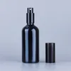 Svart/matt svart 5-100 ml glas spray parfymflaskor med pumpsprutare
