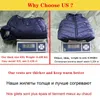 Мужские жилеты с подогревом женщины USB куртка электрическая нагреватель нагреватель тела для тела вниз на зиму для 221026