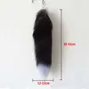Keychains Fatpig Bolsa de mujer Camiseta Fox Tail Keychain Long Fox Fur Fairy Batyet Accesorios Colgantes de colgantes G221026