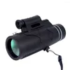 Télescope FIRECLUB chasse tactique HD 12x50 monoculaire avec éclairage lumineux boussole optique longue Vision nocturne