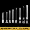 Glass downstem diffuser 2" to 6" smoking accesories 14mm 18mm low high profile male female down stem adapter for glass bong pipe