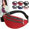 Waist Bags Women Pack Plaid Fanny Packs Casual Female Shoulder Chest Ladies Belt Pouch Travel Hip Bag Sport Purses Pocket