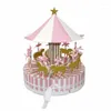 Present Wrap Carousel Party Wedding Box Present 1set Decoration for Birthday Favors Candy Case