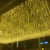 Corde 5M Droop 0.4-0.6m Luci natalizie Decorazione per esterni Stringa per tende a LED Ghirlanda per feste Navidad 2022