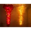 L￢mpadas pendentes de villa tamanho grande Arte Suspens￣o decorativa Light LED LED LED MANTA BONDO CHANDELIER LIGHT LIGHT CRISTAL CHANDELIERS PARA HOTEL LR1351