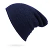 Casquettes de cyclisme Bonnets de mode pour hommes solide laine épaissie casquette en tricot chapeau chaud homme bonnet hiver chapeaux décontracté Hip Hop unisexe crâne