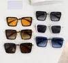 Nieuw modeontwerp mannen en dames zonnebrillen 55zs Cat eye square frame populaire eenvoudige stijl veelzijdige outdoor outdoor UV400 bescherming glazen