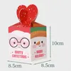 Gift Wrap 5 PCS Creative Christmas Box Apple Packaging Paper Bags Bag Candy