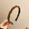 Elegant Velvet fried dough twist Hair Band for Women's Face Wash for Advanced Pressure Headwear Autumn/Winter 2022 New Accessories