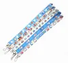 20Pcs Anime Cat Lanyards Keychain Pass Gym ID Card Badge Holder Mobile Phone case Neck Straps DIY Hang Rope Webbing Ribbon Accessories