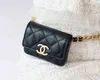 Preview Series Lychee Leather Waist Bag AP2628 Luxury Brand design woman's Letter Quilted CC Waist Bags lambskin shoulder Cha243T