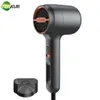 Electric Hair Dryer 800w Ionic Hot and Cold Strong Wind Powerful Professional Salon Blower 6 Gears with Air Collecting Nozzle