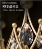 Modern Crown Crystal Pendant Lamps American Luxury Shining Pendant Lights Fixtur