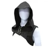 Vestes pour hommes Cool Witch Hood Couleur unie Hommes Femmes Chapeau sans manches