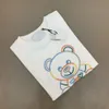 Femmes Designer T-shirts Teddy Bear Imprimer Mode Homme T-shirt Coton T-shirts occasionnels Manches courtes Luxe Streetwear BAOFU