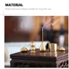 Fragrance Lamps 3Pcs Decorative Copper Incense Burner Exquisite Home Burning Holders