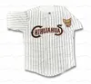 Özel El Paso Chihuahuas Jersey Home Road Howling Dog Meksika Beyzbol Forması Beyaz Kırmızı Siyah Gömlek Tüm Ed