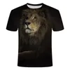 Heren t shirts 2022 nieuwigheid dieren varken koe hond orangutan schapen series t-shirt mannen en dames 3d geprinte shirt Harajuku-stijl samen