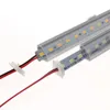 DC12V 2PCS/LOT 50CM LED BASKA ŚWIATŁO 5730 V Kształt Kogonowy profil aluminiowy z zakrzywioną osłoną do kuchni pod szafką