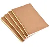 Khaki Sketchbook Notebook Journal Kraft Grid Dot Blank Daily Planner Book Time Management School Supplies Stationery