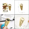 Bar Tools Feather Metal Corkscrew Bar Tools Barware Wedding Small Gift Drop Delivery 2022 Home Garden Kitchen Dining DHIU5