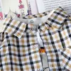 Conjuntos de roupas para meninos de meninos conjuntos de primavera de manga longa camisa camisa casaco